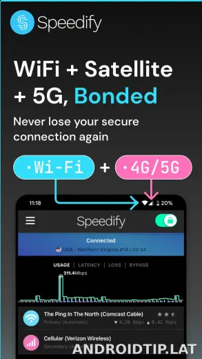Speedify скриншот 1